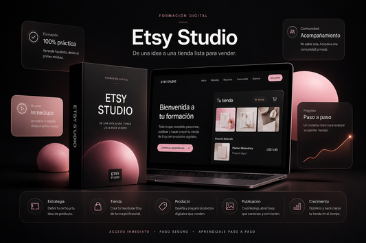 ETSY STUDIO: Tu e-commerce online y en dólares